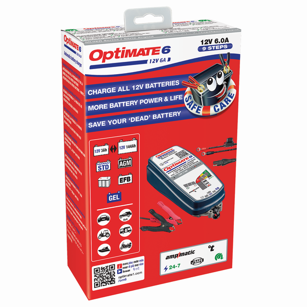 Optimate 6 Select Battery Charger/power Supply Silver, 4, nordicamoto.ro
