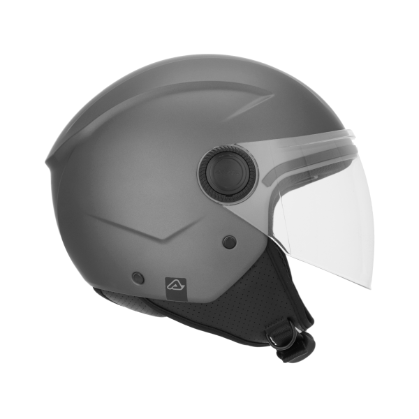Acerbis Brezza Jet sisak, metál sötét szürke, L-es méret, 12, nordicamoto.ro
