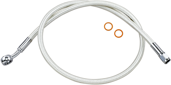 Braided Front Brake Line Chrome, Sterling Chromite® Ii Oversize [+203 mm (8'')], 2, nordicamoto.ro