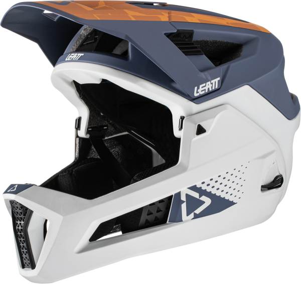 Casca MTB Leatt Enduro 4.0 White/Navy/Rust, 5, nordicamoto.ro