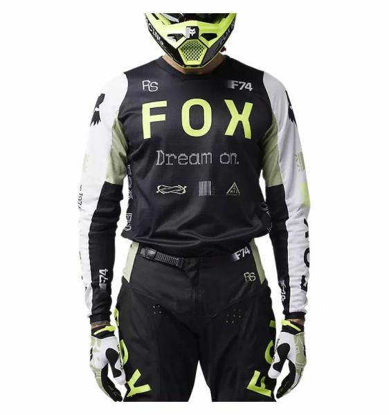 FOX 180 Race Spec póló, fekete/zöld, M, 4, nordicamoto.ro