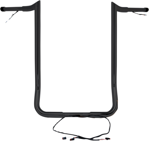 Pre-wired Monkey Bar Handlebar Black, 1, nordicamoto.ro