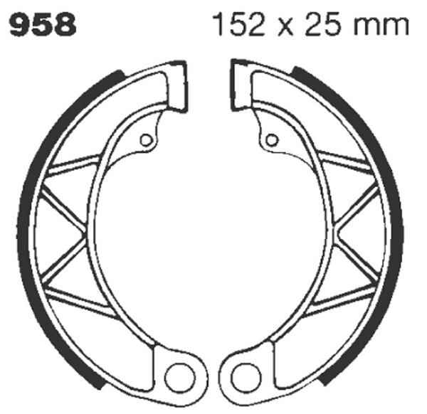 Standard Brake Shoes, 1, nordicamoto.ro
