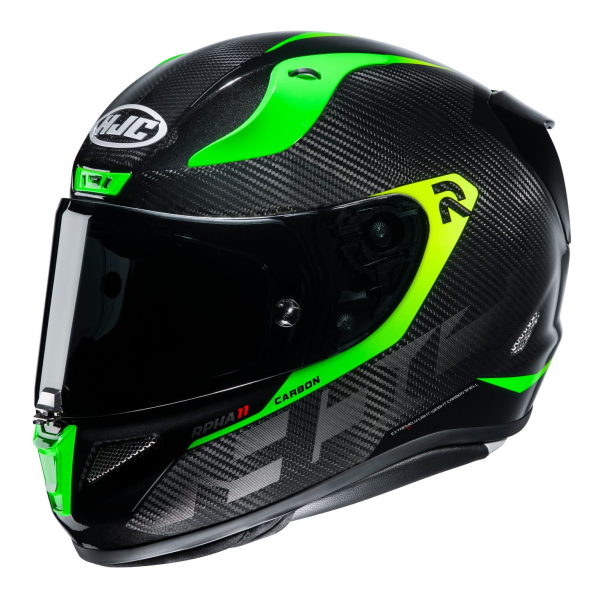 Casca HJC RPHA 11 Carbon Bleer Verde M, 1, nordicamoto.ro