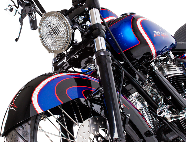 Flat Back Dresser Front Fender Gray, 1, nordicamoto.ro
