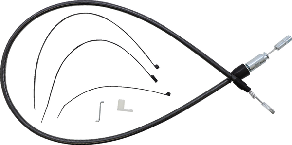 Black Pearl Quick Connect Upper Clutch Cable Black, 1, nordicamoto.ro