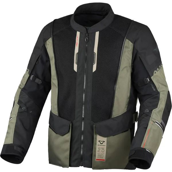 MACNA AIR HYBRID 2.0 XL vízálló túra-/kalanddzseki – szürke/fekete/piros, 4, nordicamoto.ro