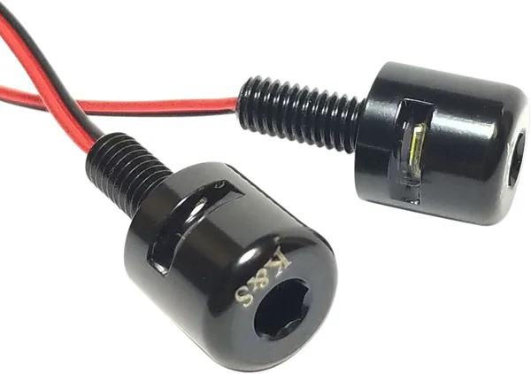 LED-es rendszámtábla-rögzítőcsavarok, fehér, 1, nordicamoto.ro