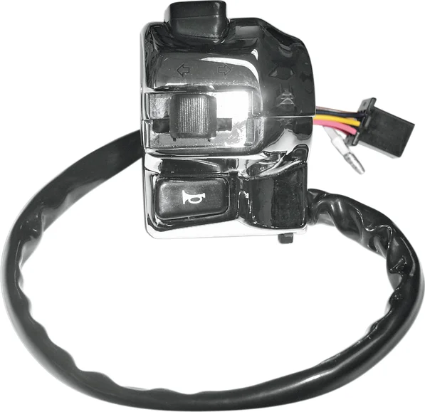 Universal Turn Signal Switch Silver, 1, nordicamoto.ro