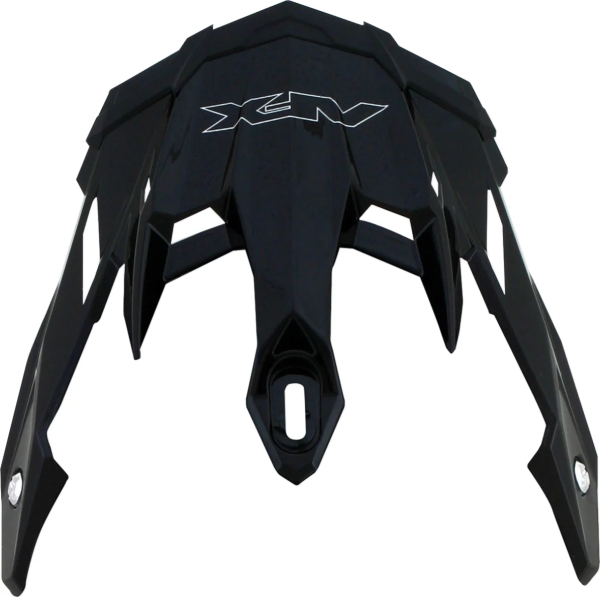 Fx-41ds Solid Visor Peak Gloss Black Black ONE SIZE, 1, nordicamoto.ro