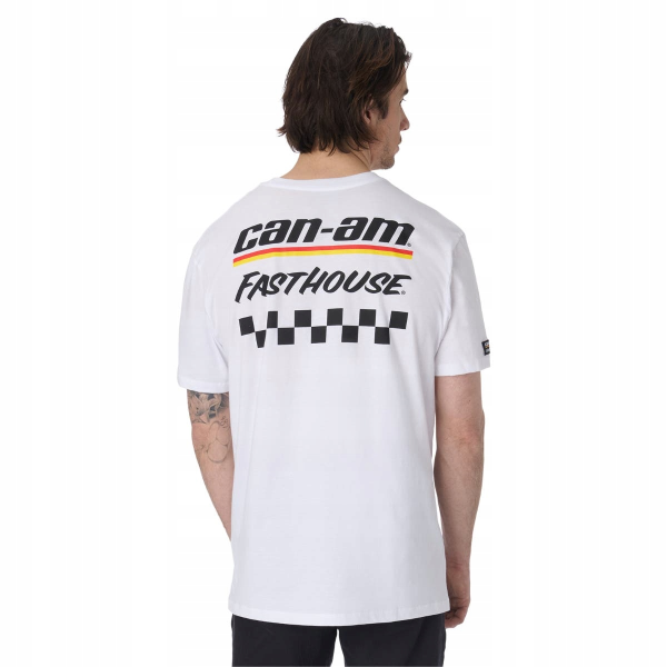 Can-Am X FH RACING fehér póló, XL, 2, nordicamoto.ro