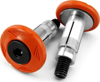 Grip Armor With Bar End Orange Narancssárga, 1, nordicamoto.ro