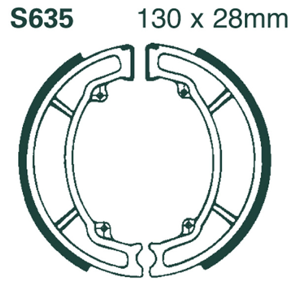 Standard Brake Shoes, 1, nordicamoto.ro