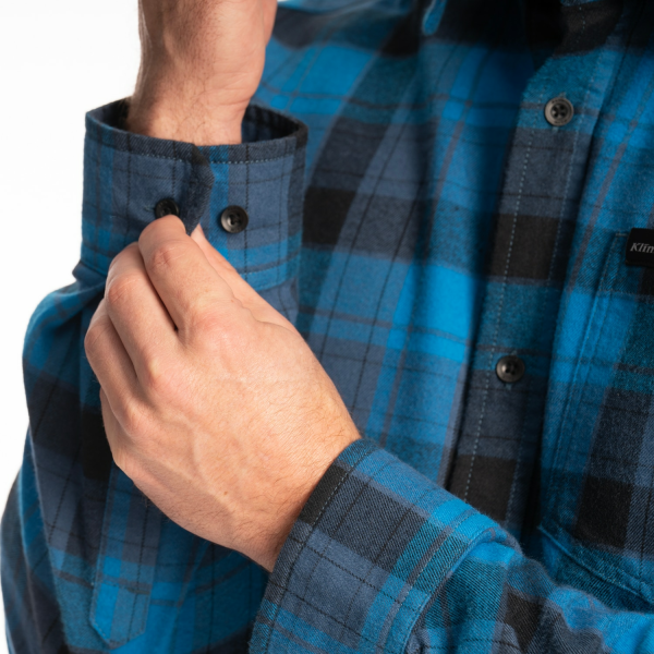 Cottonwood Midweight Flannel Shirt Monument - Black (Non-Current), 14, nordicamoto.ro