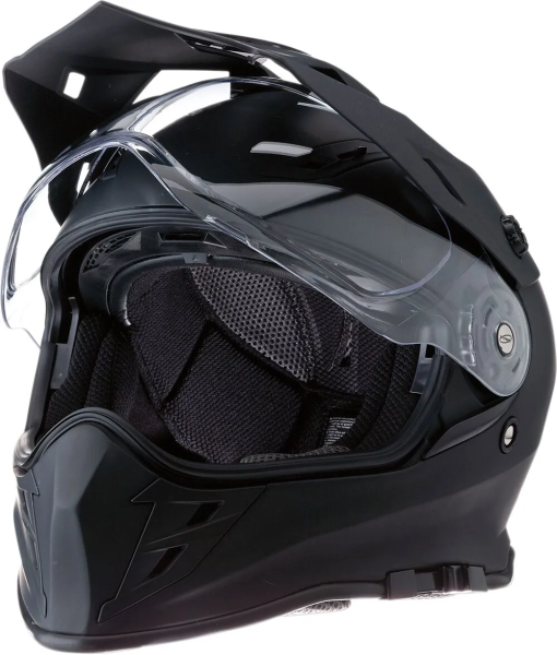 Z1R Range 2.0 matt fekete motorkerékpár-/ATV-sisak XS, 4, nordicamoto.ro