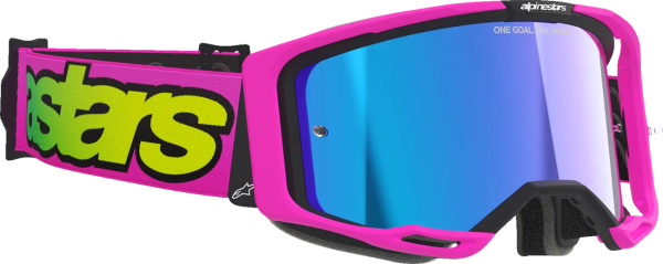 Alpinestars Vision 8 Vista sárga/rózsaszín síszemüveg, 1, nordicamoto.ro