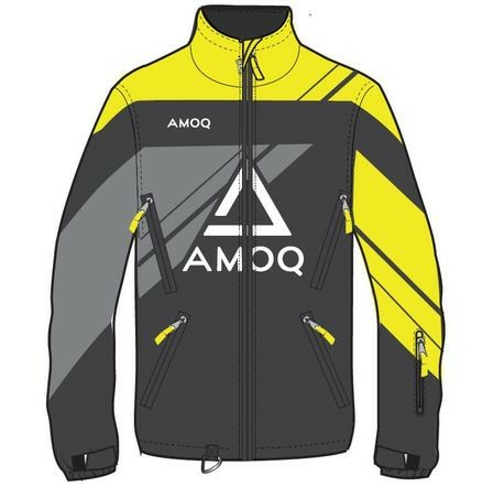 AMOQ motoros kabát, fekete/HiVis, M-es méret, 2, nordicamoto.ro
