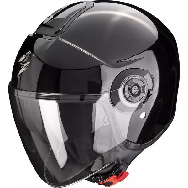 SCORPION EXO CITY II SOLID nyitott arcú/fúvóka sisak – fekete – XS, 2, nordicamoto.ro