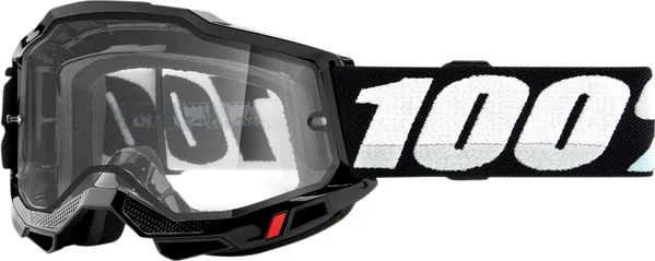 100% Accuri 2 Enduro Goggles Black  ONE SIZE, 1, nordicamoto.ro