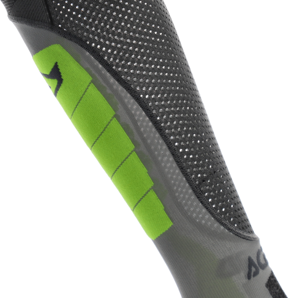 Acerbis X-LEG VENTED PRO hosszú zokni, szürke/piros, L/XL, 8, nordicamoto.ro