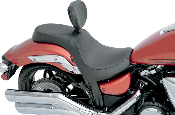 2-up Predator Seat With Backrest Black, 4, nordicamoto.ro