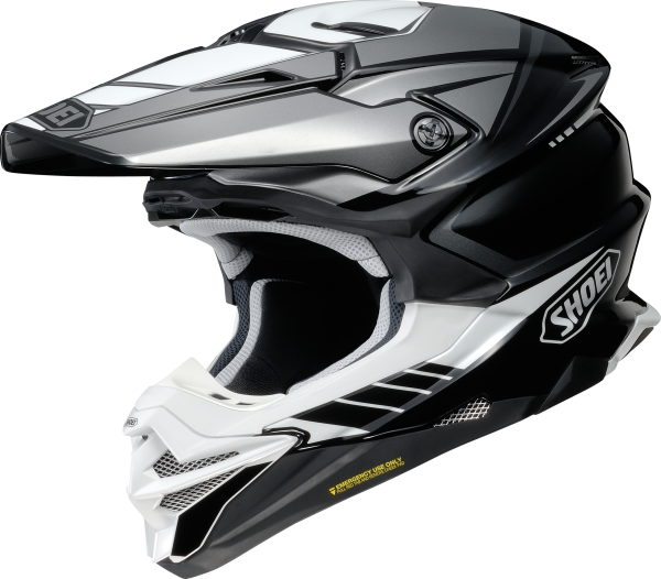 SHOEI VFX-WR 06 JAMMER TC-5 sisak, fekete/szürke/fehér, M-es méret, 1, nordicamoto.ro