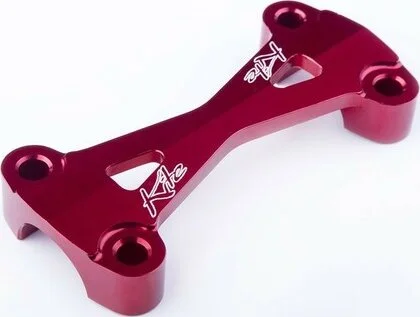 Mx-en Upper Handlebar Clamps Red, Anodized, 1, nordicamoto.ro