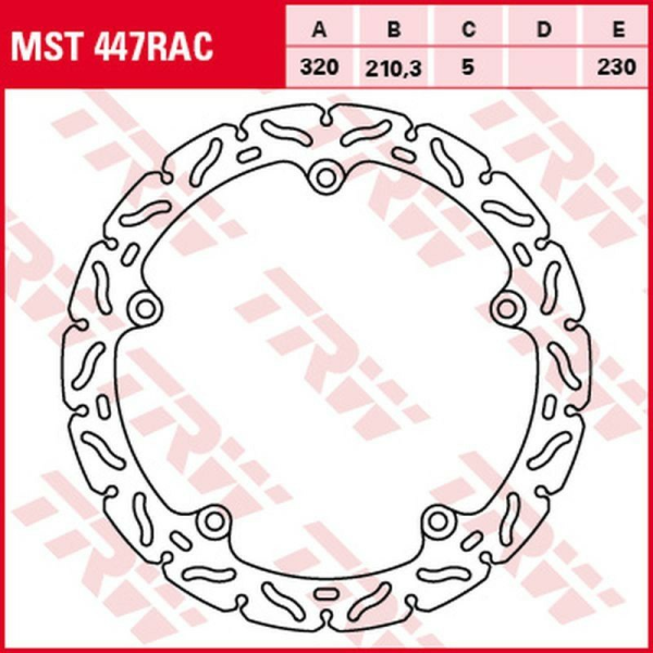 Disc frana fata TRW HONDA CTX 700 '14 -'17/NC 700D / S / X / XA '12 -'14/NC 750D / J / S / X '14 -, 1, nordicamoto.ro
