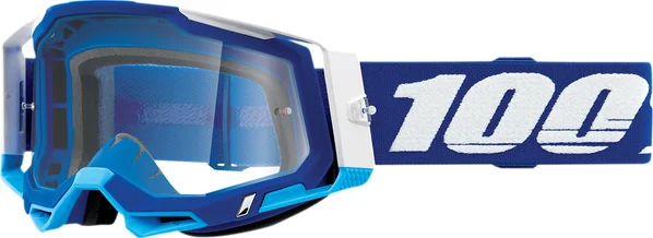 Ochelari 100% Racecraft 2 Blue Clear Lens ONE SIZE, 2, nordicamoto.ro