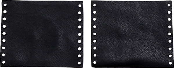 Leather Grip Covers Black, 1, nordicamoto.ro
