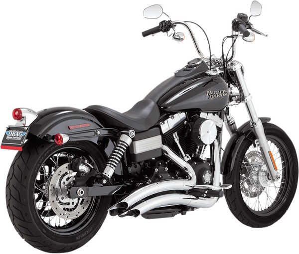 Big Radius 2:2 Exhaust System Chrome, 2, nordicamoto.ro