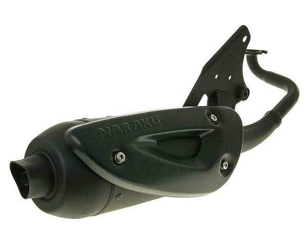 Naraku Traffic Full Exhaust System Black, 1, nordicamoto.ro