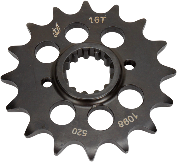 Lightweight Steel Sprocket Black, Zinc, 1, nordicamoto.ro