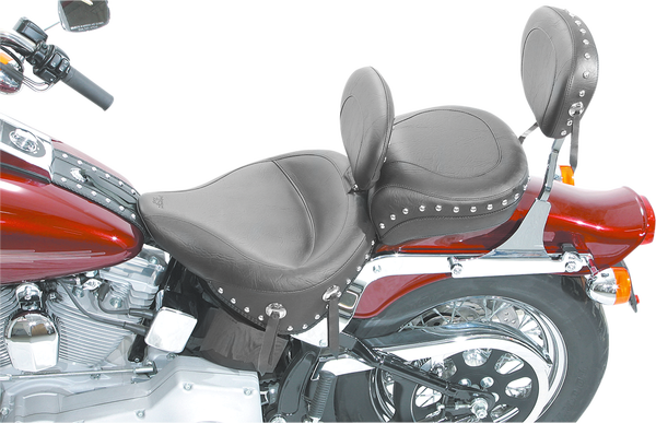 Wide Solo Seat With Removable Backrest Black, 1, nordicamoto.ro