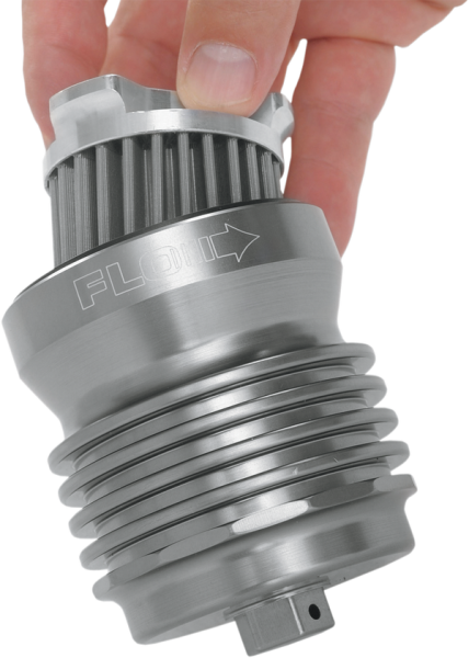 Flo® Reusable (r)spin-on(r) Oil Filter Silver, 1, nordicamoto.ro