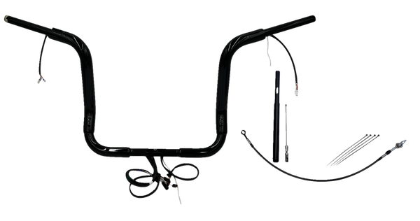Plug & Play Ez Install 1-1/2(r) Round Top Handlebar Kit Black, 3, nordicamoto.ro