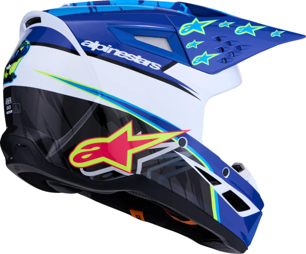 Alpinestars SM3 Falcon sisak, kék/fekete/rózsaszín, XL, 7, nordicamoto.ro