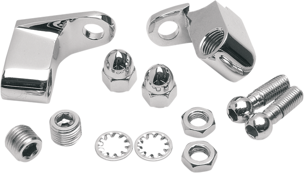 Front Turn Signal Mount Kit Silver, 1, nordicamoto.ro