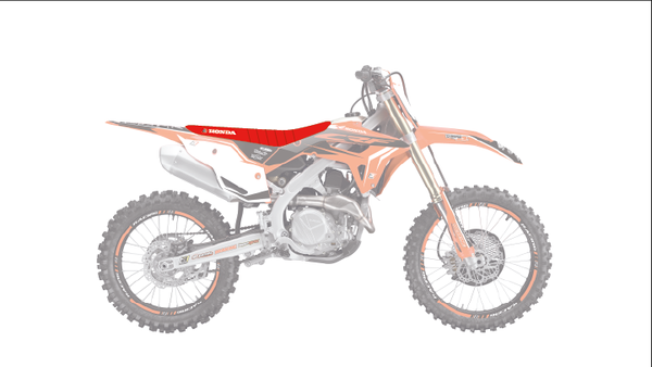 Multi-traction Seat Cover Red, 1, nordicamoto.ro