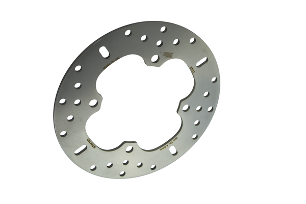 Round D-series Fixed Offroad Brake Rotor Gold, Polished Steel, Zinc, 1, nordicamoto.ro