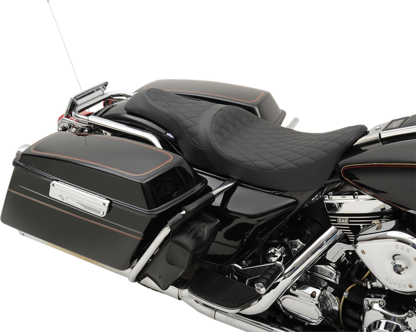 Caballero 2-up Vinyl Seat Black, 1, nordicamoto.ro