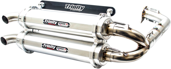 Stage 5 Dual Exhaust System Brushed, 1, nordicamoto.ro
