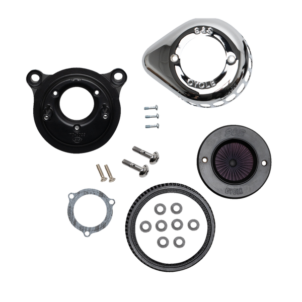 Air Stinger Air Cleaner Kit Silver, 1, nordicamoto.ro