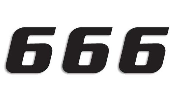 One Series Numbers Black, 2, nordicamoto.ro