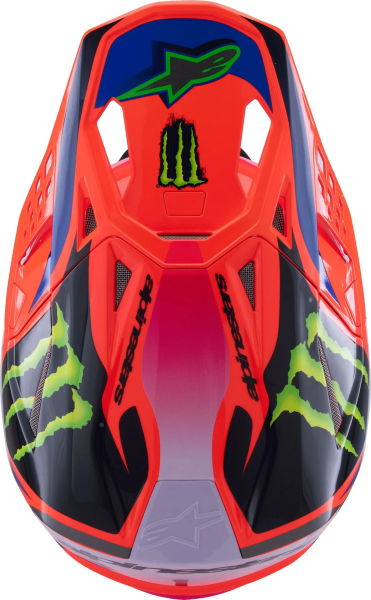 Alpinestars S-M10 Deegan sisak – narancssárga/rózsaszín/lila, L-es méret, 7, nordicamoto.ro