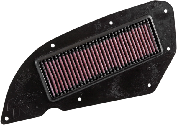 Scooter Replacement High-flow Air Filter Black, Red, 1, nordicamoto.ro