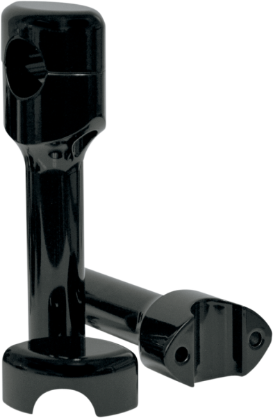 Hefty Handlebar Riser For 1-1/4(r) Handlebars Silver, 2, nordicamoto.ro