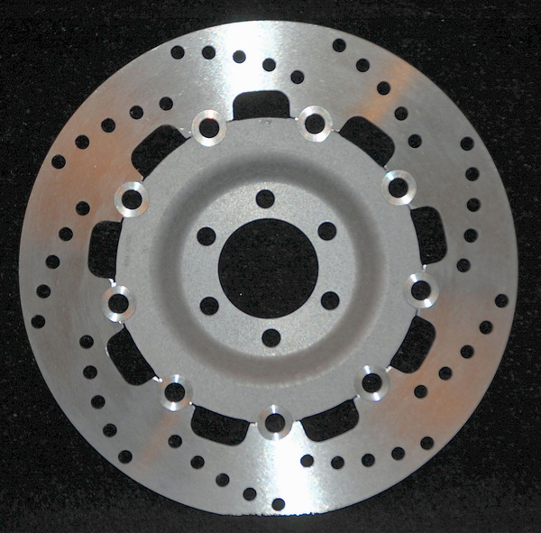 Round Pro-lite Brake Rotor Silver, Stainless Steel, 1, nordicamoto.ro