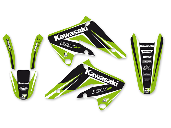 Dream 4 Graphics Kit Black, Green, White, 2, nordicamoto.ro
