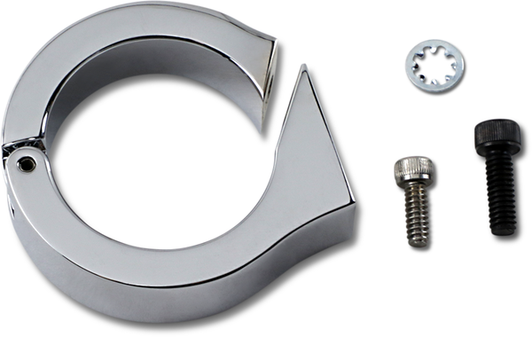 Handlebar Gauge Clamp Chrome, 1, nordicamoto.ro